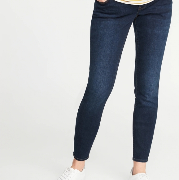 Old Navy Denim - Old Navy Maternity Full Panel Skinny Jeans 14 long